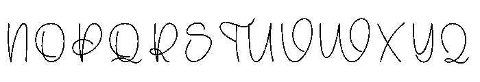 Moonnight Font UPPERCASE