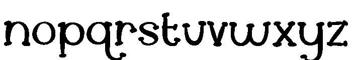 Moonshore Font LOWERCASE
