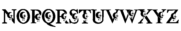 Moonspell Font UPPERCASE