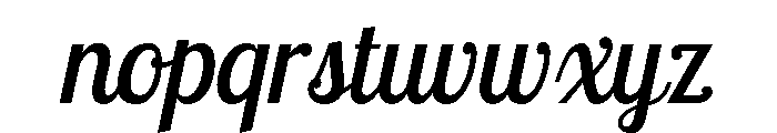 Moonveil Script Prototype Regular Font LOWERCASE