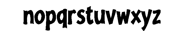 Moonwick Font LOWERCASE
