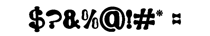Moopins Regular Font OTHER CHARS