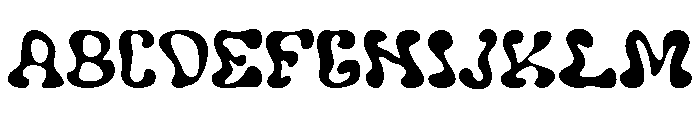 Moopins Regular Font UPPERCASE