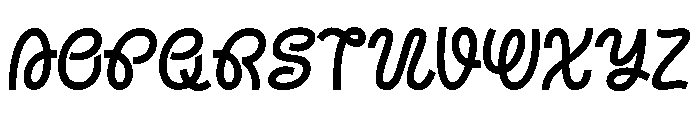 Morain-Bold Font LOWERCASE