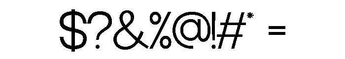 Morain Extra Light Font OTHER CHARS