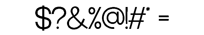 Morain-ExtraLight Font OTHER CHARS