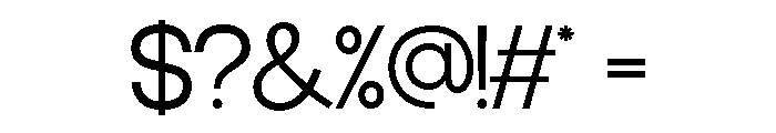 Morain-Light Font OTHER CHARS