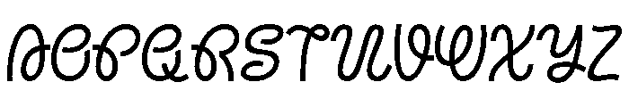 Morain-Light Font LOWERCASE