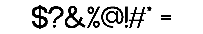 Morain Semi Bold Font OTHER CHARS
