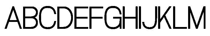 Morain-Thin Font UPPERCASE