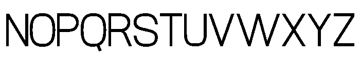 Morain-Thin Font UPPERCASE