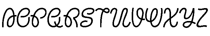 Morain-Thin Font LOWERCASE