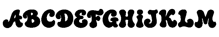 Morame Yoabe Font UPPERCASE