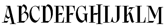 Morant Chastor Regular Font UPPERCASE