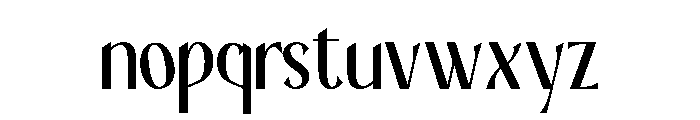 Moras-Regular Font LOWERCASE