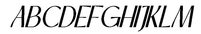 MorasSlant-Regular Font UPPERCASE