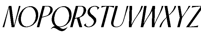 MorasSlant-Regular Font UPPERCASE