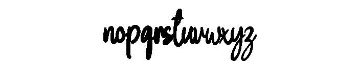 Moratha Font LOWERCASE