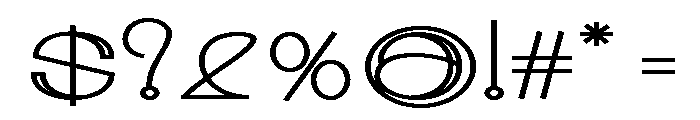 Morbaizy Black Expanded Regular Font OTHER CHARS
