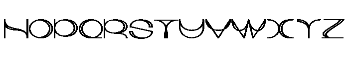 Morbaizy Black Expanded Regular Font UPPERCASE