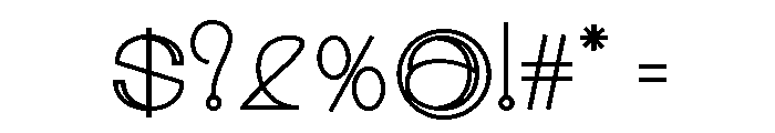 Morbaizy Bold Regular Font OTHER CHARS
