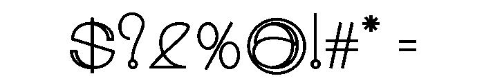 Morbaizy Book Regular Font OTHER CHARS