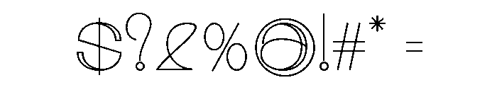 Morbaizy Extra Light Regular Font OTHER CHARS