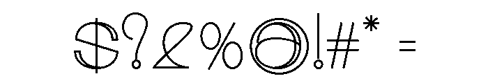 Morbaizy Reguler Regular Font OTHER CHARS