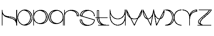 Morbaizy Reguler Regular Font LOWERCASE