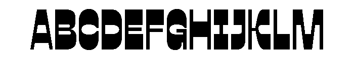 Mordash Regular Font UPPERCASE