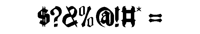 Mordren Font OTHER CHARS
