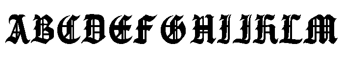 Mordren Font UPPERCASE