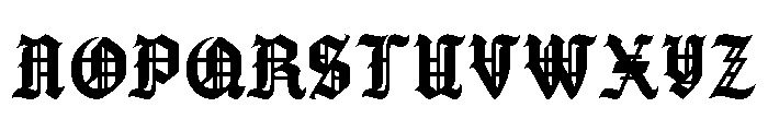 Mordren Font UPPERCASE
