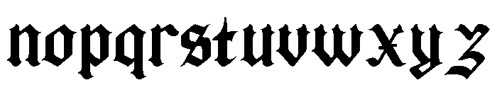 Mordren Font LOWERCASE