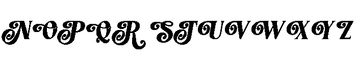 More Christmas Italic Font UPPERCASE