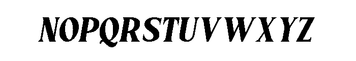 More Christmas Italic Font LOWERCASE