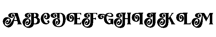 More Christmas Regular Font UPPERCASE