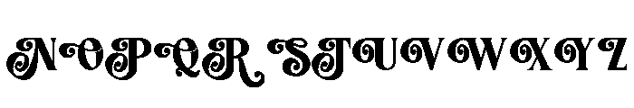 More Christmas Regular Font UPPERCASE