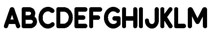 Morecat Font UPPERCASE