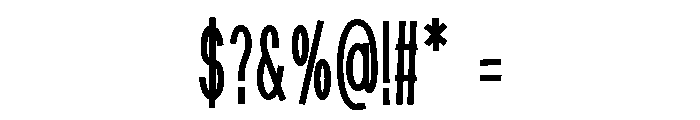 Moregano Font OTHER CHARS