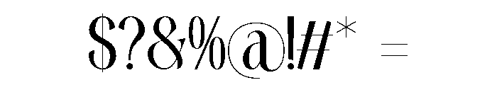 Morelia-Regular Font OTHER CHARS
