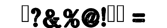 Moreno Vintage Regular Font OTHER CHARS