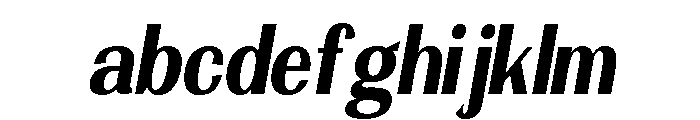 Morenta ExtBd Slant Cond FONT