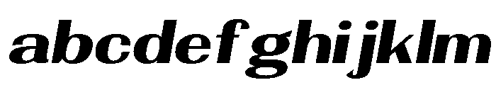 Morenta ExtBd Slant Exp FONT