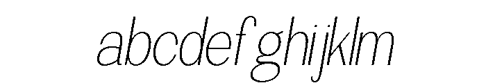 Morenta ExtLt Slant Cond FONT