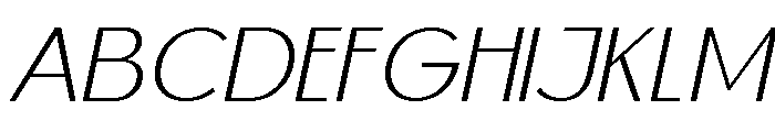Morenta Italic FONT