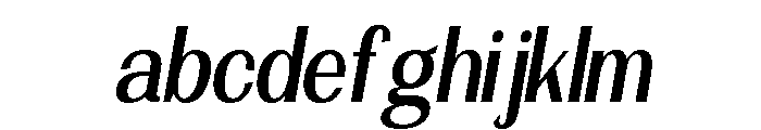 Morenta SemBd Slant Cond FONT