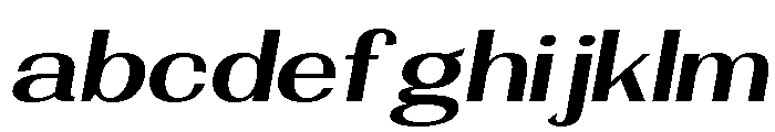 Morenta SemBd Slant Exp FONT