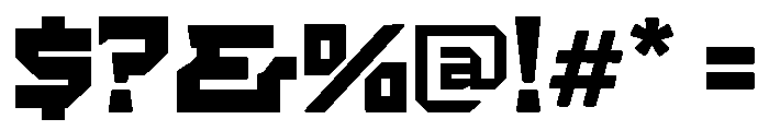 Morgas Black Regular Font OTHER CHARS