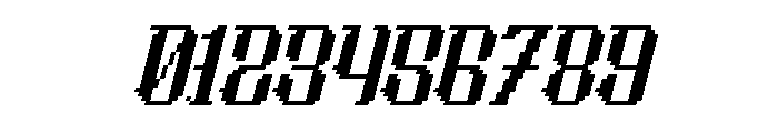 Morglitch Italic Font OTHER CHARS